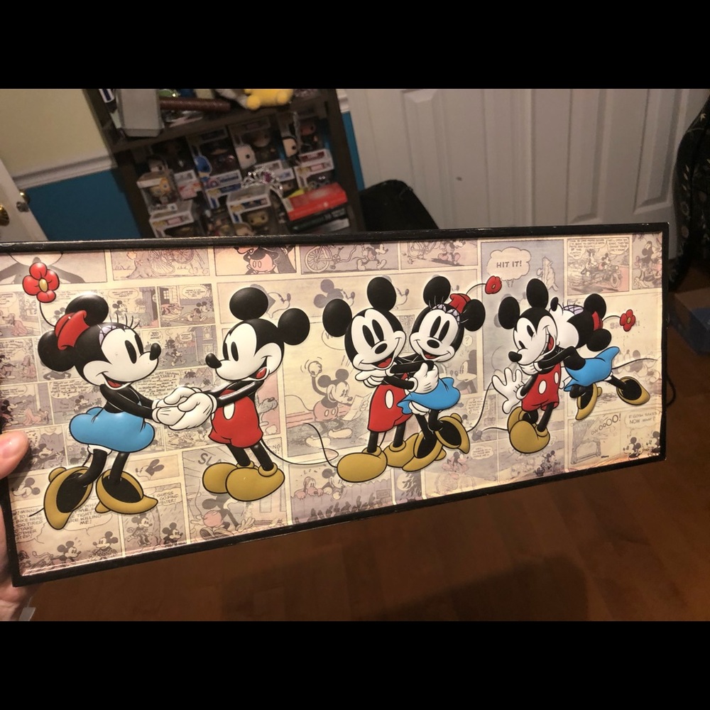 Mickey and Minnie Home Accent Piece